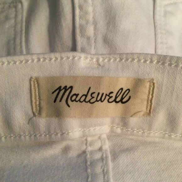 Madewell Stovepipe Jeans white size 24 MC636 - Picture 5 of 8
